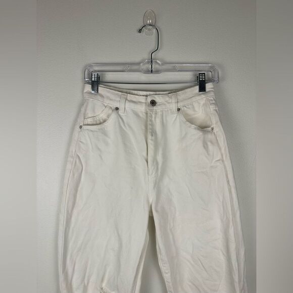 Rolla's Heidi High Rise Loose Ripped Straight Jeans Women’s Sz 27 - Picture 4 of 9